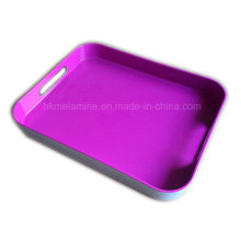 Square Melamine Tray with Handle (TR3963)